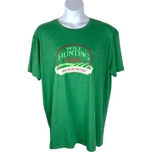 Heather Irish Green Crew Neck Good Will Hunting Movie Shirt Size 2X